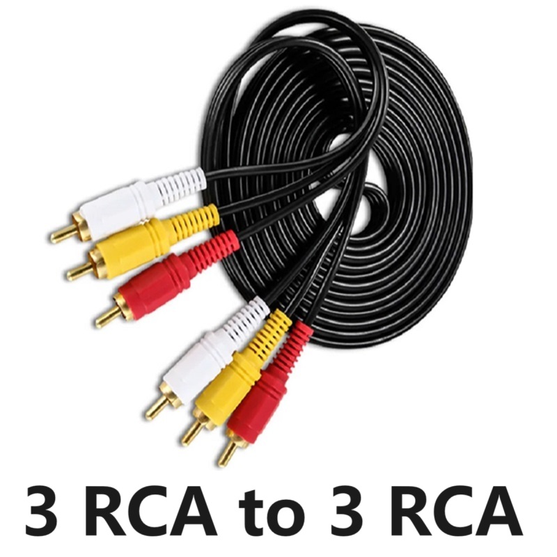 Home Cinema Tv - Кабель аудио-видео композитный 3RCA-3RCA (штекер-штекер) 20м,