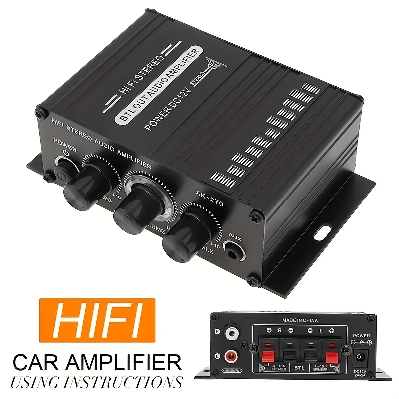 Усилитель HIFI AK-270, 2.0-кан – обзор и цена Audio Home Cinema