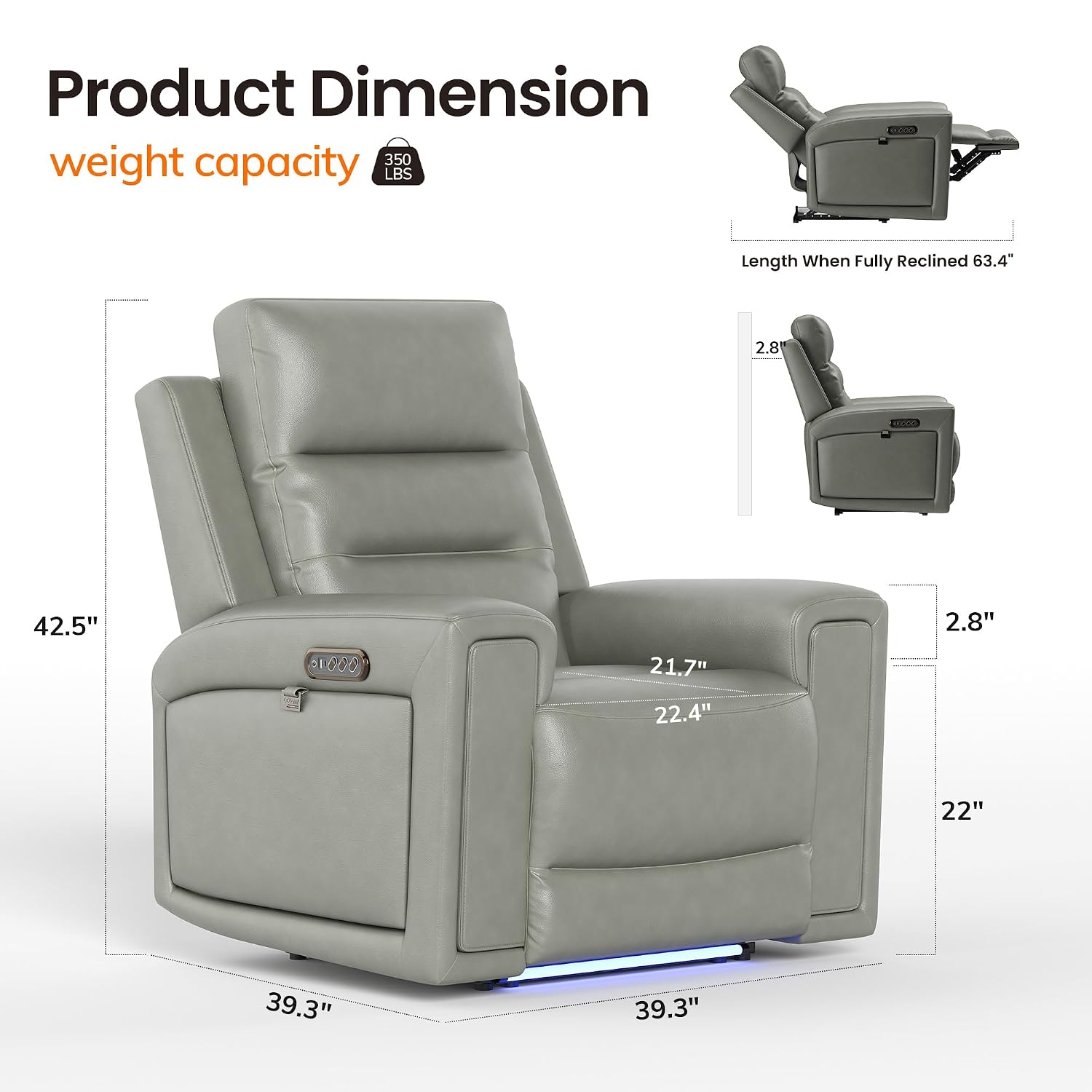 Кресло-реклайнер с тремя мотор – обзор и цена Home Cinema Chairs